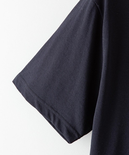 OUTDOOR PRODUCTS APPAREL(アウトドアプロダクツアパレル)の「ドライ機能付き(速乾機能)CAMPモチーフワンポイント刺繍ビッグシルエットTシャツ(Tシャツ/カットソー・メンズ・ホワイト/チャコールグレー/ブラック/ベージュ/オフホワイト/ピンク/アイボリー/ブルー系その他/ライトピンク・MEDIUM/LARGE/X-LARGE)」の12枚目の写真