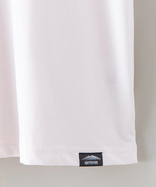 OUTDOOR PRODUCTS APPAREL(アウトドアプロダクツアパレル)の「ドライ機能付き(速乾機能)CAMPモチーフワンポイント刺繍ビッグシルエットTシャツ(Tシャツ/カットソー・メンズ・ホワイト/チャコールグレー/ブラック/ベージュ/オフホワイト/ピンク/アイボリー/ブルー系その他/ライトピンク・MEDIUM/LARGE/X-LARGE)」の21枚目の写真