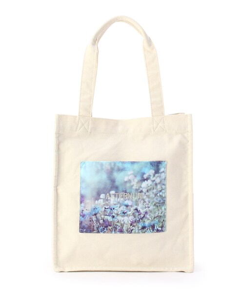 フラワー転写プリントトートバッグ