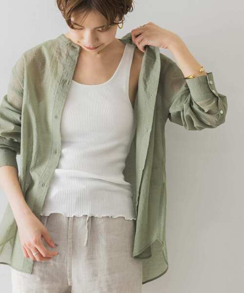 URBAN RESEARCH（アーバンリサーチ）の「ブラトップリブタンクトップ（タンクトップ・レディース・ライトベージュ/ブラック/ラベンダー/オフホワイト・FREE）」の19枚目の写真