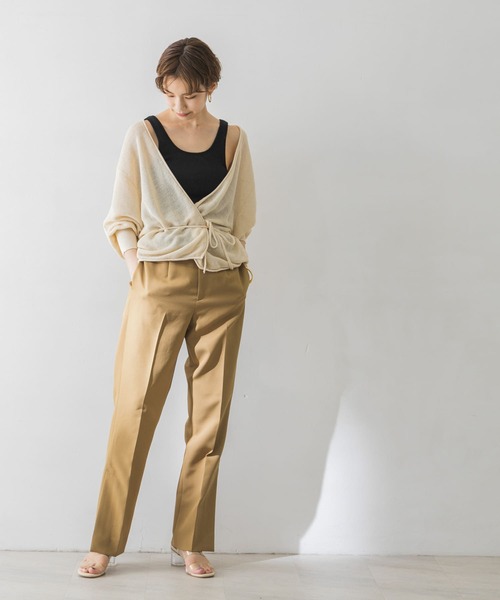 URBAN RESEARCH（アーバンリサーチ）の「ブラトップリブタンクトップ（タンクトップ・レディース・ライトベージュ/ブラック/ラベンダー/オフホワイト・FREE）」の11枚目の写真