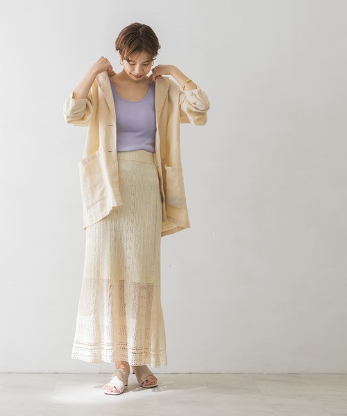 URBAN RESEARCH（アーバンリサーチ）の「ブラトップリブタンクトップ（タンクトップ・レディース・ライトベージュ/ブラック/ラベンダー/オフホワイト・FREE）」の20枚目の写真