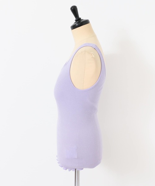 URBAN RESEARCH（アーバンリサーチ）の「ブラトップリブタンクトップ（タンクトップ・レディース・ライトベージュ/ブラック/ラベンダー/オフホワイト・FREE）」の17枚目の写真