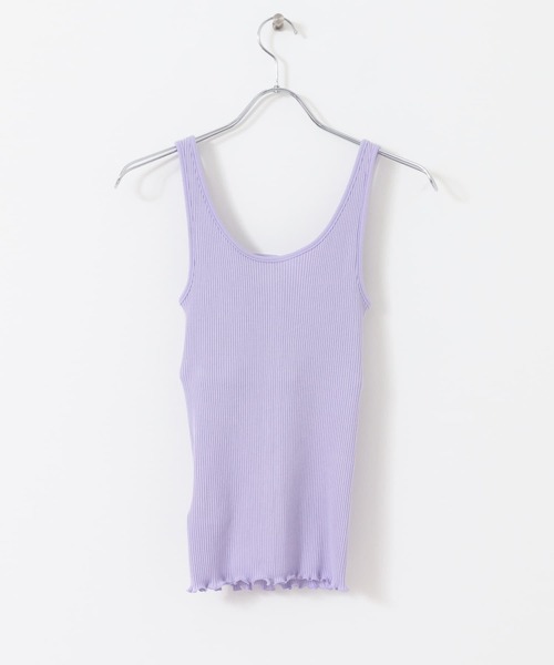 URBAN RESEARCH（アーバンリサーチ）の「ブラトップリブタンクトップ（タンクトップ・レディース・ライトベージュ/ブラック/ラベンダー/オフホワイト・FREE）」の18枚目の写真