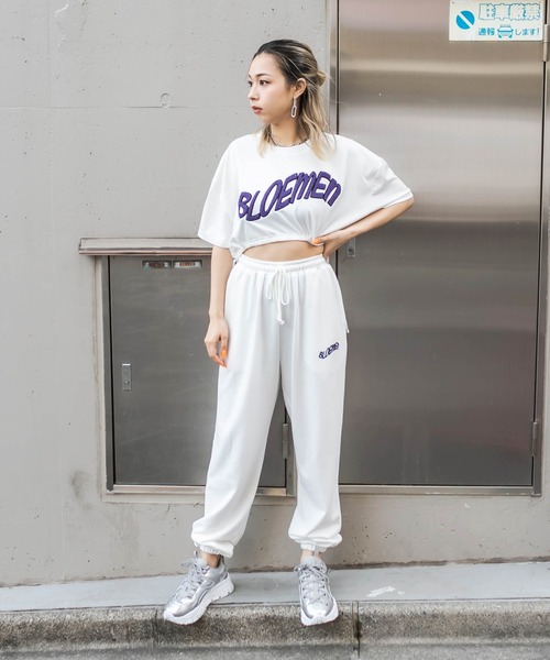 RASVOA（ラスボア）の「ＢＬＯＥＭＥＮスウェットパンツ（スウェットパンツ・レディース・ブラック/オフホワイト・FREE）」の13枚目の写真