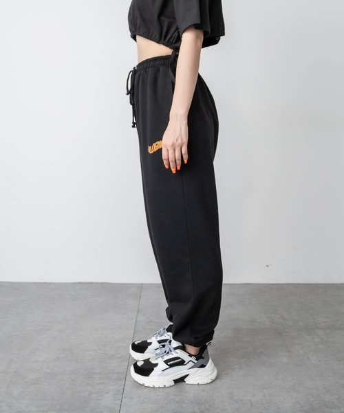 RASVOA（ラスボア）の「ＢＬＯＥＭＥＮスウェットパンツ（スウェットパンツ・レディース・ブラック/オフホワイト・FREE）」の9枚目の写真