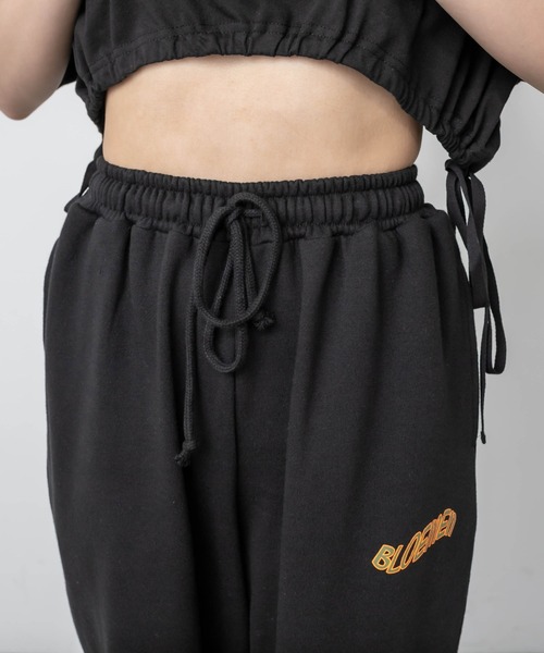 RASVOA（ラスボア）の「ＢＬＯＥＭＥＮスウェットパンツ（スウェットパンツ・レディース・ブラック/オフホワイト・FREE）」の4枚目の写真
