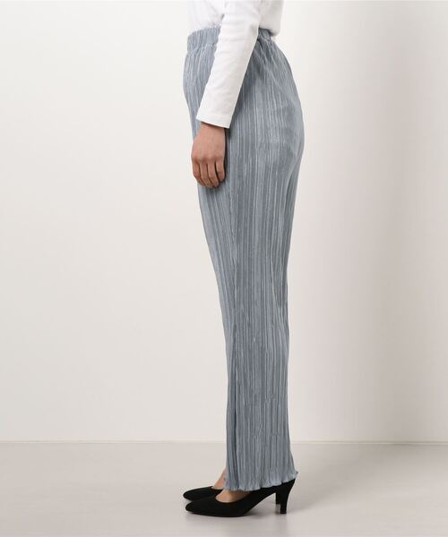 INNOCENT BLUE（イノセントブルー）の「【innocent blue/イノセントブルー】サテンミニプリーツフレアパンツ（その他パンツ・レディース・ライトグレー/ブラック/パープル/ブルー/ライトブラウン/モスグリーン・MEDIUM）」の7枚目の写真