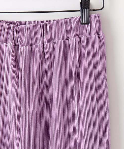 INNOCENT BLUE（イノセントブルー）の「【innocent blue/イノセントブルー】サテンミニプリーツフレアパンツ（その他パンツ・レディース・ライトグレー/ブラック/パープル/ブルー/ライトブラウン/モスグリーン・MEDIUM）」の19枚目の写真