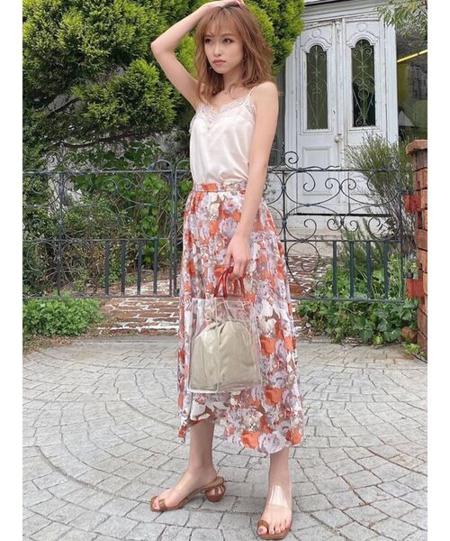 RESEXXY（リゼクシー）の「スクエアクロコサンダル（サンダル・レディース・ブラック/ピンク/ブラウン・SMALL/MEDIUM/LARGE）」の13枚目の写真