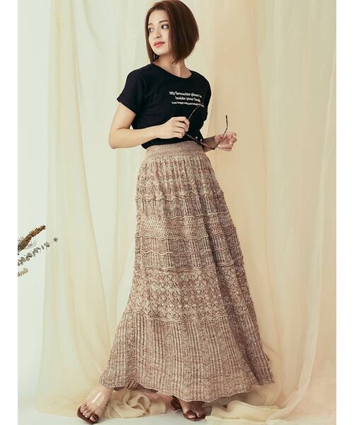 RESEXXY（リゼクシー）の「スクエアクロコサンダル（サンダル・レディース・ブラック/ピンク/ブラウン・SMALL/MEDIUM/LARGE）」の14枚目の写真