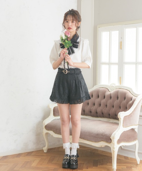 ROJITA（ロジータ）の「ロゴリボンブラウス（シャツ/ブラウス・レディース・ホワイト/ブラック/ベージュ・FREE）」の18枚目の写真