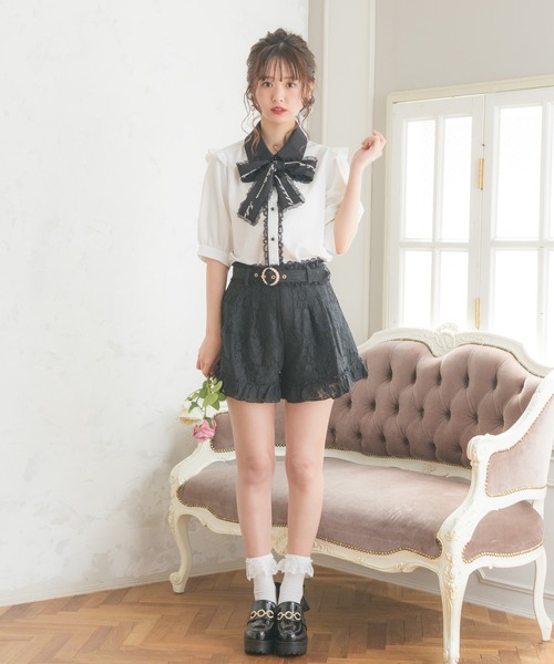 ROJITA（ロジータ）の「ロゴリボンブラウス（シャツ/ブラウス・レディース・ホワイト/ブラック/ベージュ・FREE）」の20枚目の写真