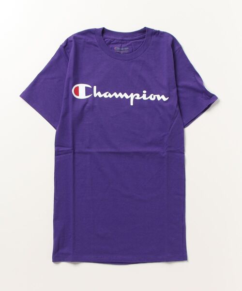 Champion(チャンピオン)の「【Champion】フロントロゴTEEシャツ チャンピオン半袖Tシャツ GT23H Y06794(Tシャツ/カットソー・メンズ・ブラック/グレー/ホワイト/ネイビー/ワイン/ダークグレー/グリーン/パープル・S/M/L/XL/XS/XXL)」の7枚目の写真