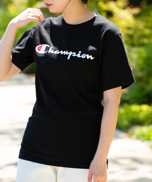 Champion(チャンピオン)の「【Champion】フロントロゴTEEシャツ チャンピオン半袖Tシャツ GT23H Y06794(Tシャツ/カットソー・メンズ・ブラック/グレー/ホワイト/ネイビー/ワイン/ダークグレー/グリーン/パープル・S/M/L/XL/XS/XXL)」の13枚目の写真