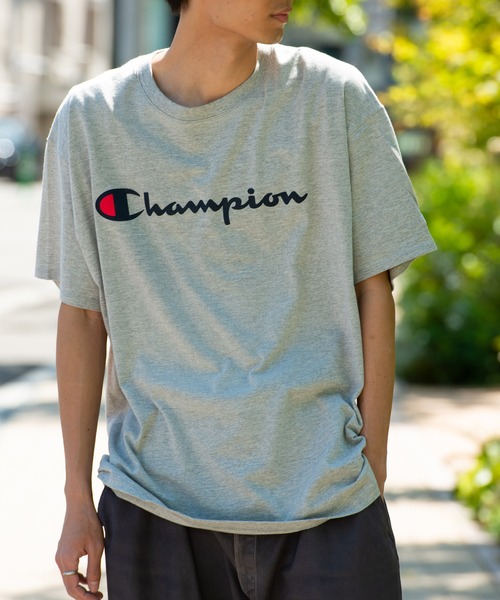 Champion(チャンピオン)の「【Champion】フロントロゴTEEシャツ チャンピオン半袖Tシャツ GT23H Y06794(Tシャツ/カットソー・メンズ・ブラック/グレー/ホワイト/ネイビー/ワイン/ダークグレー/グリーン/パープル・S/M/L/XL/XS/XXL)」の12枚目の写真
