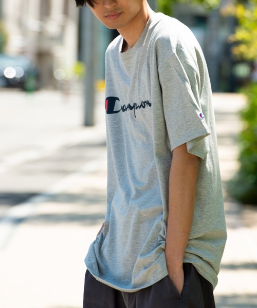 Champion(チャンピオン)の「【Champion】フロントロゴTEEシャツ チャンピオン半袖Tシャツ GT23H Y06794(Tシャツ/カットソー・メンズ・ブラック/グレー/ホワイト/ネイビー/ワイン/ダークグレー/グリーン/パープル・S/M/L/XL/XS/XXL)」の11枚目の写真