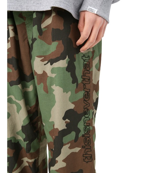 thisisneverthat（ディスイズネバーザット）の「21SSM SP NYLON SPORT PANT（その他パンツ・メンズ・ブラック/レッド/グリーン系カモフラージュ・S/M/L）」の5枚目の写真