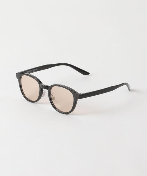 THE STATION STORE（ザ ステーション ストア）の「＜closet story＞ボストン カラーレンズ サングラス（サングラス・レディース・ブラック/ブラウン・FREE）」の3枚目の写真