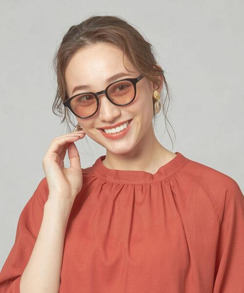 THE STATION STORE（ザ ステーション ストア）の「＜closet story＞ボストン カラーレンズ サングラス（サングラス・レディース・ブラック/ブラウン・FREE）」の9枚目の写真