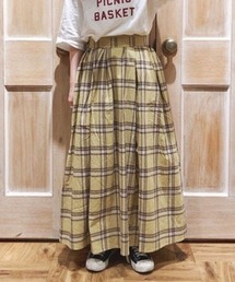 Samansa Mos2 | チェックタックスカート(スカート)