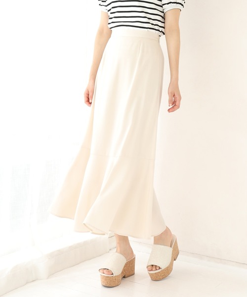 one after another NICE CLAUP（ワンアフターアナザーナイスクラップ）の「マーメイド切替アソートスカート（スカート・レディース・イエロー/アイボリー/その他1/その他2/ホワイト系その他/ブラック系その他/グリーン系その他/その他5・FREE）」の2枚目の写真