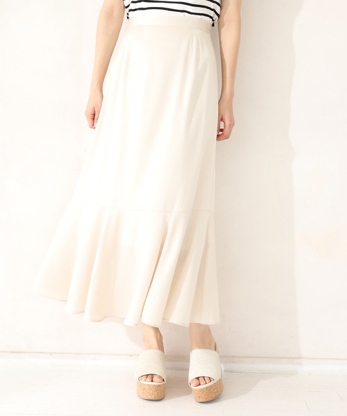 one after another NICE CLAUP（ワンアフターアナザーナイスクラップ）の「マーメイド切替アソートスカート（スカート・レディース・イエロー/アイボリー/その他1/その他2/ホワイト系その他/ブラック系その他/グリーン系その他/その他5・FREE）」の15枚目の写真