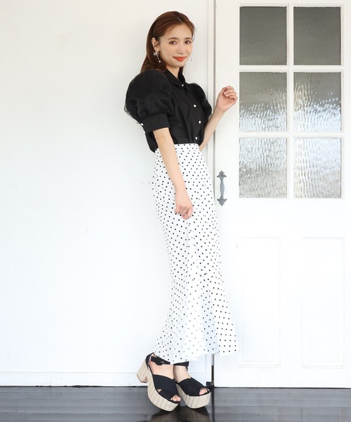 one after another NICE CLAUP（ワンアフターアナザーナイスクラップ）の「マーメイド切替アソートスカート（スカート・レディース・イエロー/アイボリー/その他1/その他2/ホワイト系その他/ブラック系その他/グリーン系その他/その他5・FREE）」の20枚目の写真