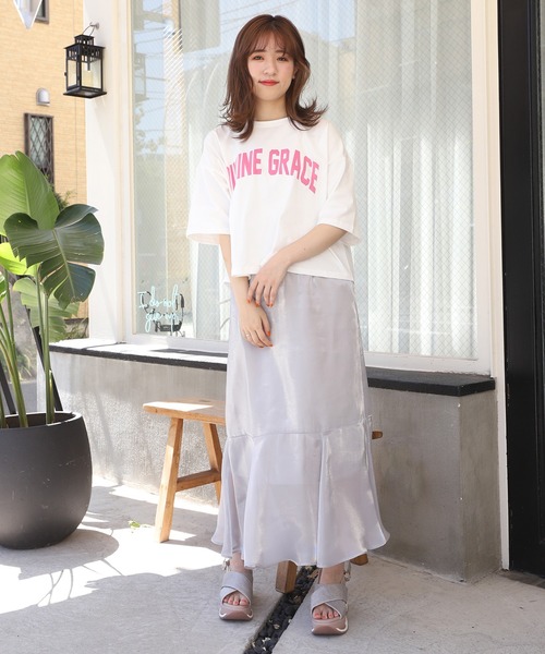 one after another NICE CLAUP（ワンアフターアナザーナイスクラップ）の「マーメイド切替アソートスカート（スカート・レディース・イエロー/アイボリー/その他1/その他2/ホワイト系その他/ブラック系その他/グリーン系その他/その他5・FREE）」の9枚目の写真