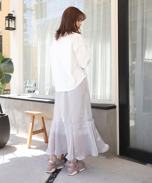 one after another NICE CLAUP（ワンアフターアナザーナイスクラップ）の「マーメイド切替アソートスカート（スカート・レディース・イエロー/アイボリー/その他1/その他2/ホワイト系その他/ブラック系その他/グリーン系その他/その他5・FREE）」の11枚目の写真