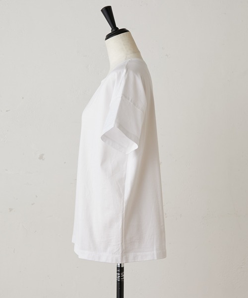 BEARDSLEY（ビアズリー）の「ソーダ刺繍T（Tシャツ/カットソー・レディース・ホワイト/グレー・FREE）」の8枚目の写真