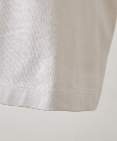 BEARDSLEY（ビアズリー）の「ソーダ刺繍T（Tシャツ/カットソー・レディース・ホワイト/グレー・FREE）」の12枚目の写真