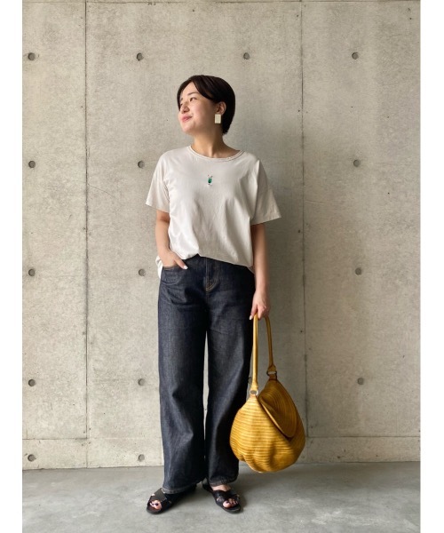 BEARDSLEY（ビアズリー）の「ソーダ刺繍T（Tシャツ/カットソー・レディース・ホワイト/グレー・FREE）」の17枚目の写真