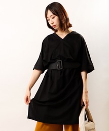 【je crois soi】シフォン使い ロングチュニック
