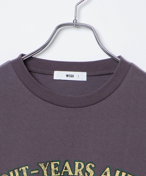 WEGO(ウィゴー)の「WEGO/ロールアップスリーブプリントTシャツ(Tシャツ/カットソー・レディース・イエロー/ホワイト/スミクロ・FREE)」の19枚目の写真