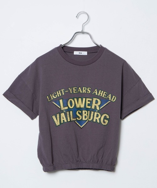 WEGO(ウィゴー)の「WEGO/ロールアップスリーブプリントTシャツ(Tシャツ/カットソー・レディース・イエロー/ホワイト/スミクロ・FREE)」の17枚目の写真