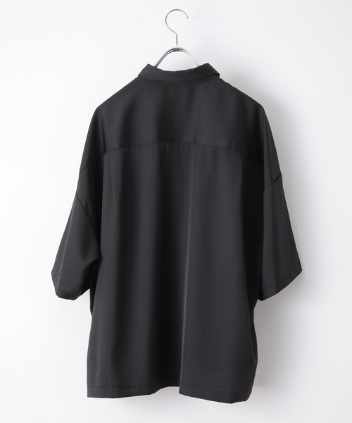 JUNRED（ジュンレッド）の「【こめxJUNRed】 ガンフラップハーフスリーブシャツ（シャツ/ブラウス・メンズ・ブラウン/ブラック/グレイッシュベージュ・M/S/L）」の21枚目の写真