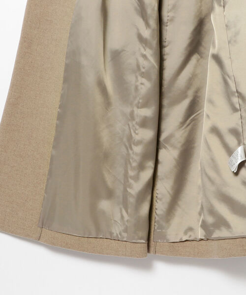 B:MING by BEAMS(ビーミングバイビームス)の「B:MING by BEAMS / オーバー チェスターコート 21AW(チェスターコート・レディース・ベージュ/サックスブルー/モカ/ブラック系・SMALL/MEDIUM/LARGE)」の15枚目の写真