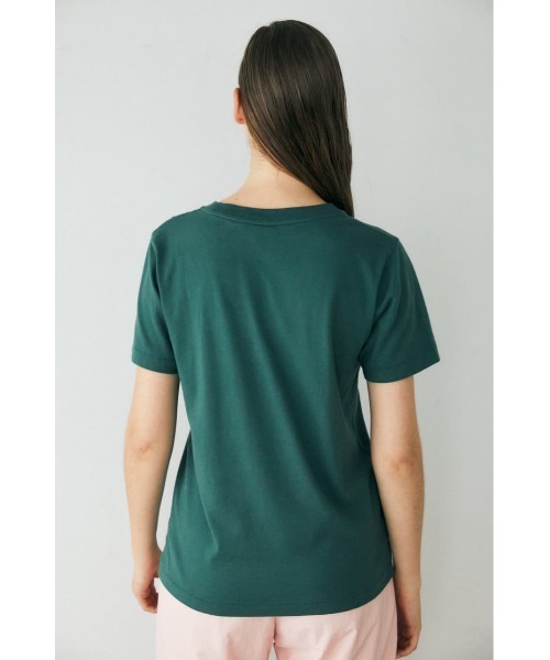 MOUSSY（マウジー）の「MOUSSY EMBLEM Tシャツ（Tシャツ/カットソー・レディース・ライトブルー/グリーン/ブラック/アイボリー・FREE）」の6枚目の写真