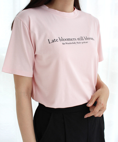 MODE ROBE(モードローブ)の「フロントロゴTシャツ(Tシャツ/カットソー・レディース・ホワイト/ピンク/ミント・FREE)」の3枚目の写真