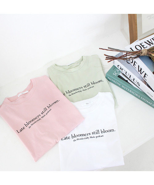 MODE ROBE(モードローブ)の「フロントロゴTシャツ(Tシャツ/カットソー・レディース・ホワイト/ピンク/ミント・FREE)」の4枚目の写真
