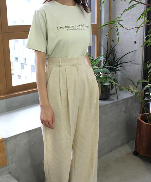 MODE ROBE(モードローブ)の「フロントロゴTシャツ(Tシャツ/カットソー・レディース・ホワイト/ピンク/ミント・FREE)」の12枚目の写真
