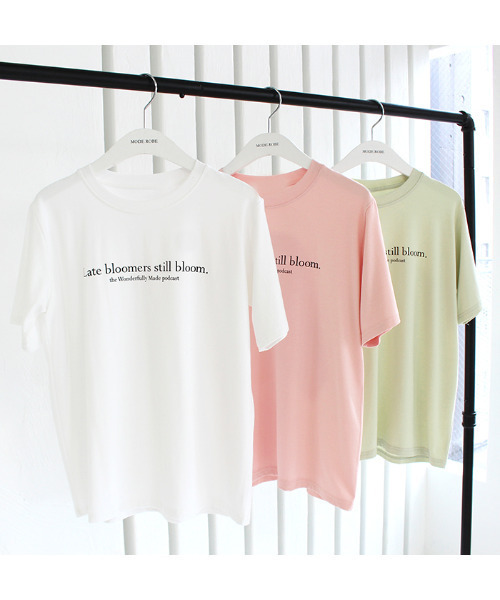 MODE ROBE(モードローブ)の「フロントロゴTシャツ(Tシャツ/カットソー・レディース・ホワイト/ピンク/ミント・FREE)」の19枚目の写真