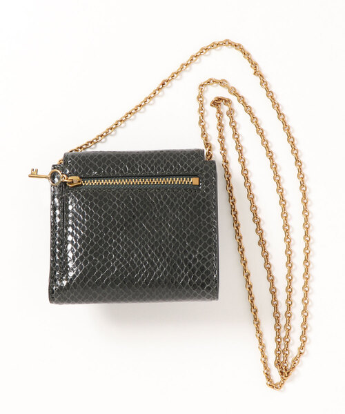 CHARLES & KEITH（チャールズ & キース）の「メタリックプッシュロック ショートウォレット / Metallic Push-Lock Short Wallet（財布・レディース・ブラック/クリーム/ダークグリーン・XXS）」の22枚目の写真