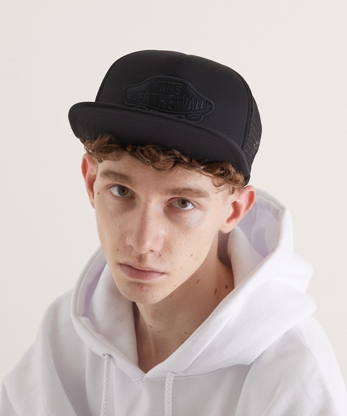 US VANS(ユーエスヴァンズ)の「【VANS】VANS CLASSIC PATCH TRUCKER CAP(BEY)(キャップ・メンズ・ブラック系その他/ブラック・FREE)」の3枚目の写真