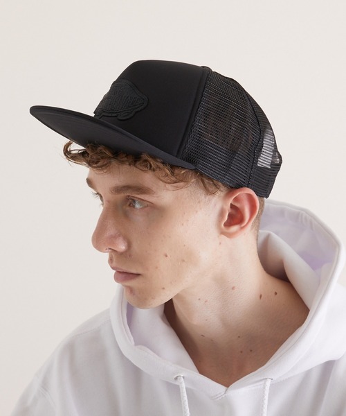 US VANS(ユーエスヴァンズ)の「【VANS】VANS CLASSIC PATCH TRUCKER CAP(BEY)(キャップ・メンズ・ブラック系その他/ブラック・FREE)」の4枚目の写真