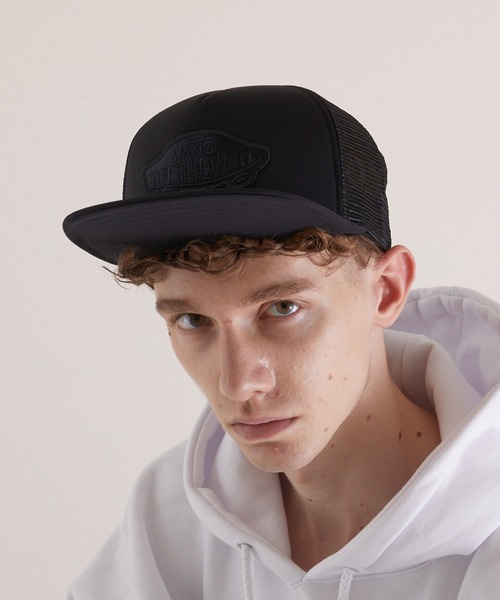 US VANS(ユーエスヴァンズ)の「【VANS】VANS CLASSIC PATCH TRUCKER CAP(BEY)(キャップ・メンズ・ブラック系その他/ブラック・FREE)」の5枚目の写真