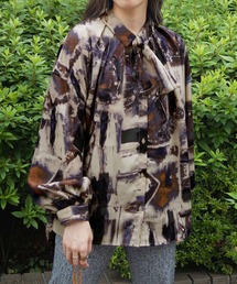 179/WG | 着脱可能な2WAY衿 ： ボウタイブラウス(シャツ/ブラウス)