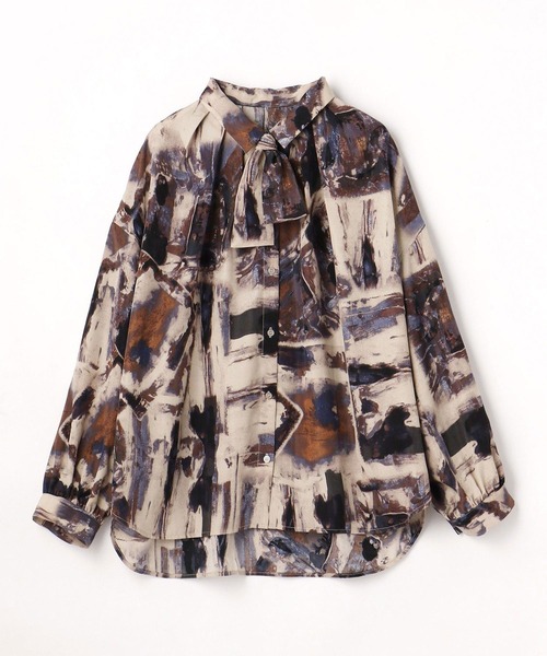 179/WG(イチナナキュウダブルジー)の「着脱可能な2WAY衿 : ボウタイブラウス(シャツ/ブラウス・レディース・グレー系その他/ベージュ系その他/ブルー系その他・MEDIUM)」の18枚目の写真