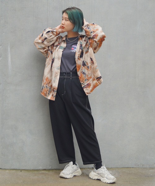 179/WG(イチナナキュウダブルジー)の「着脱可能な2WAY衿 : ボウタイブラウス(シャツ/ブラウス・レディース・グレー系その他/ベージュ系その他/ブルー系その他・MEDIUM)」の19枚目の写真